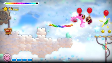 Kirby und der Regenbogen-Pinsel - Screenshot #121002 | 1280 x 720