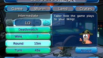 Worms Battle Islands - Screenshot #41889 | 640 x 448