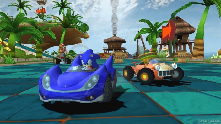 Sonic & Sega All Stars Racing - Review | Sonic, Amigo, Ryo & Co. kämpfen um den Rennspielsieg ...